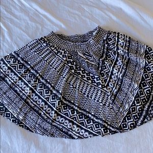 Black and white skirt